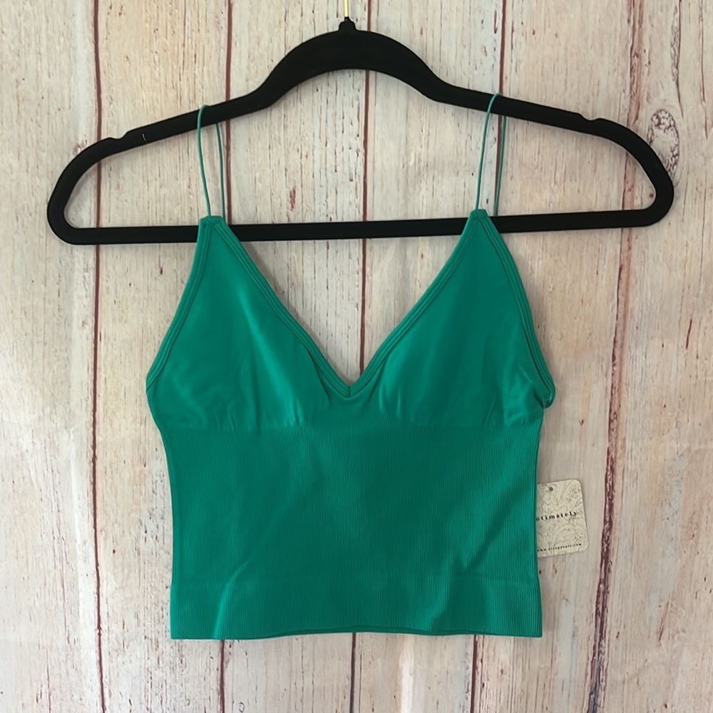 NWT Free People Ribbed v neck Brami - Picture 5 of 7